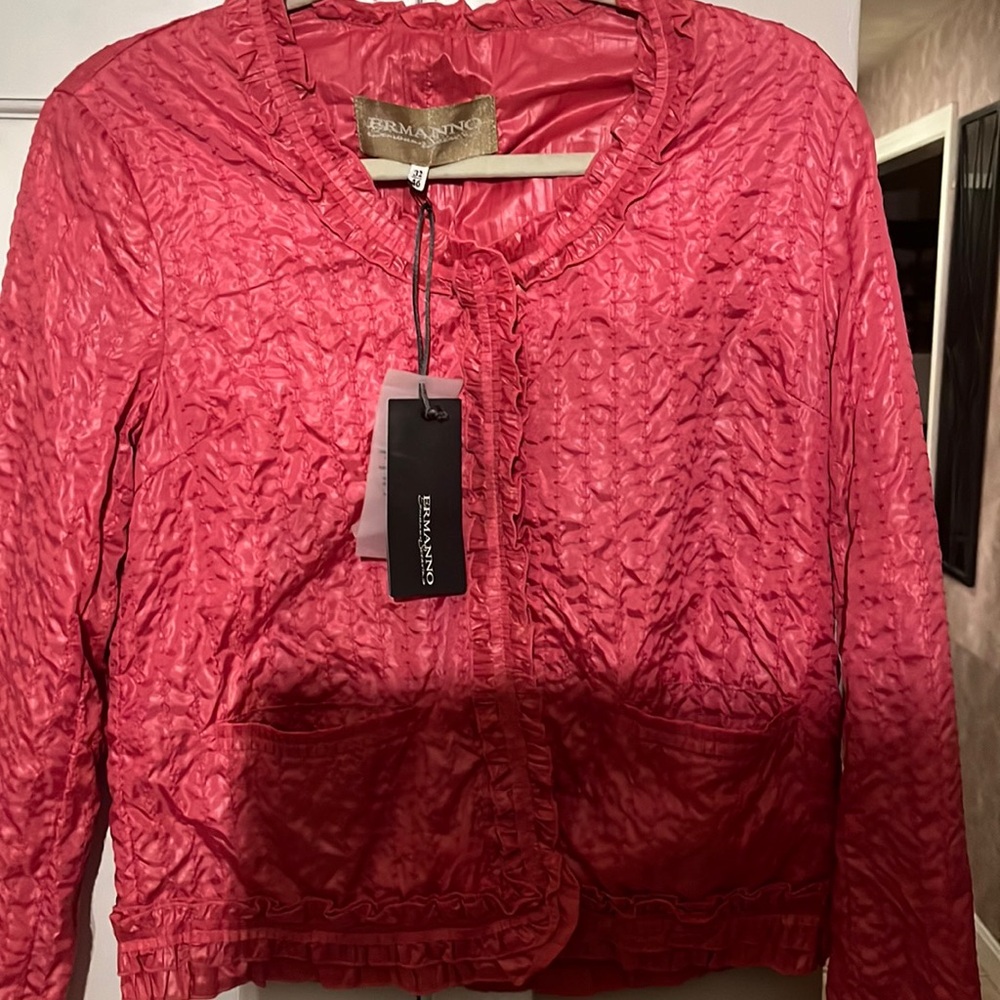 Ermanno Scervino pink jacket nwt 
Excellent condition